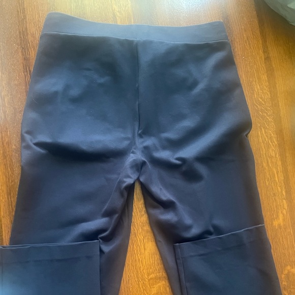 Loft Ponte straight pull on dress pants, navy size L - Picture 3 of 6